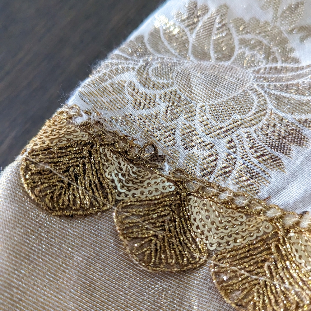 Kids Girls 3-Piece Stitched Pakistani Sharara Style Outfit, 6-8 Years - Picture 12 of 13